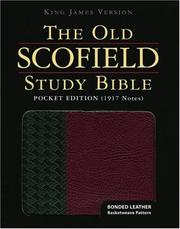 Cover of: The Old ScofieldRG Study Bible, KJV, Pocket Edition by C. I. Scofield