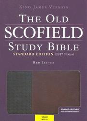 Cover of: The Old ScofieldRG Study Bible, KJV, Standard Edition