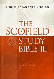 Cover of: The ScofieldRG Study Bible III, ESV