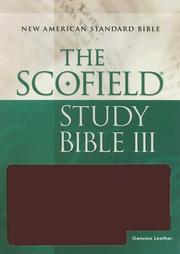 Cover of: The ScofieldRG Study Bible III, NASB: New American Standard Bible