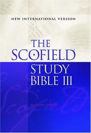 Cover of: The ScofieldRG Study Bible III, NIV by C. I. Scofield