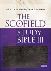 Cover of: The Scofield Study Bible III: New International Version (Brown/Tan Basketweave & Thumb-Indexed)