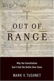 Cover of: Out of Range by Mark V. Tushnet, Mark V. Tushnet