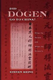 Cover of: Did D⁻ogen go to China?: what D⁻ogen wrote and when he wrote it