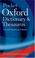 Cover of: The Pocket Oxford Dictionary and Thesaurus