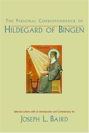 Cover of: The Personal Correspondence of Hildegard of Bingen (Letters of Hildegard of Bingen) by Joseph L. Baird