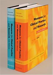 Cover of: Measures for Clinical Practice and Research by Joel Fischer, Kevin Corcoran