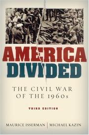 Cover of: America Divided: The Civil War of the 1960s