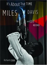 Cover of: It's About That Time: Miles Davis On and Off Record