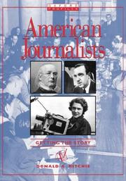 Cover of: American Journalist: Getting the Story