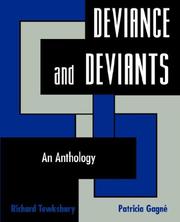 Cover of: Deviance and Deviants: An Anthology