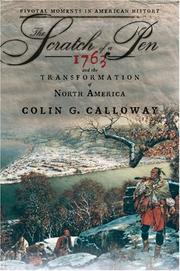 Cover of: The Scratch of a Pen by Colin G. Calloway