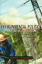 Cover of: Environmental politics in Canada by Judith McKenzie
