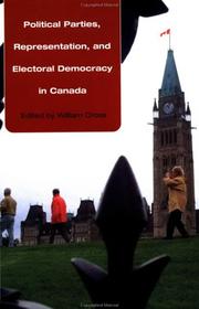 Political parties, representation, and electoral democracy in Canada