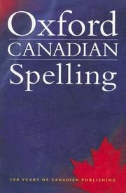 Cover of: Oxford Canadian Spelling