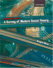 Cover of: Modern Social Theory by Douglas Mann