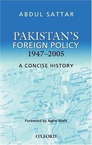 Cover of: Pakistan's Foreign Policy: A Concise History