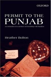 Cover of: Permit to the Punjab: A Celebration of a Lifetime of Friendship with Muslims