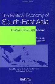 Cover of: The political economy of South-East Asia: conflicts, crises and change