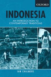 Cover of: Indonesia: An Introduction to Contemporary Traditions