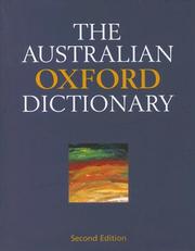 Cover of: Australian Oxford Dictionary