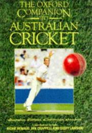 Cover of: The Oxford companion to Australian cricket