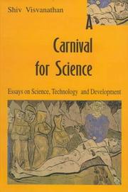 Cover of: A carnival for science: essays on science, technology, and development