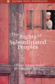 Cover of: The Rights of Subordinated Peoples by 