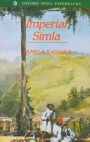 Cover of: Imperial Simla: The Political Culture of the Raj