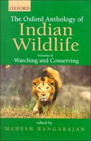 Cover of: The Oxford anthology of Indian wildlife