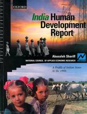 Cover of: India, human development report: a profile of Indian states in the 1990s