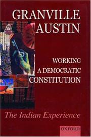 Cover of: Working a democratic constitution by Granville Austin