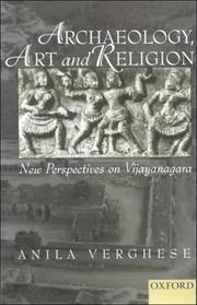 Cover of: Archaeology, art, and religion by Anila Verghese