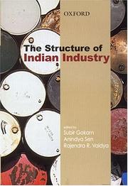 Cover of: The structure of Indian industry