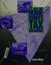 Cover of: Homeowners Tax Guide
