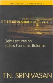 Cover of: Eight lectures on India's economic reforms