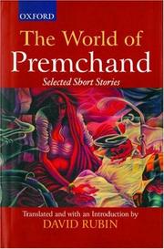 Cover of: The World of Premchand: Selected Short Stories