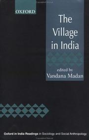 Cover of: The Village in India (Oxford in India Readings in Sociology and Social Anthropology)