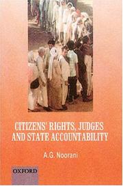 Cover of: Citizens' rights, judges and state accountability