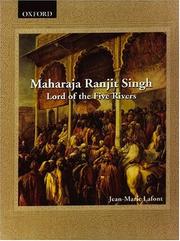Cover of: Maharaja Ranjit Singh by Jean Marie Lafont