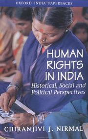 Cover of: Human Rights in India by C. J. Nirmal