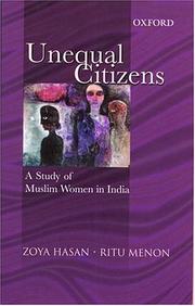 Cover of: Unequal citizens | Zoya Hasan