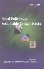 Cover of: Fiscal policies and sustainable growth in India