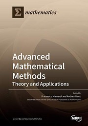 Cover of: Advanced Mathematical Methods by Francesco Mainardi, Andrea Giusti