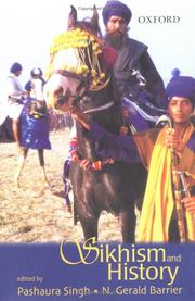 Cover of: Sikhism and history
