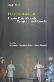 Cover of: Playing for Real: Hindu Role Models, Religion, and Gender