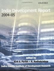 Cover of: India Development Report 2004-05