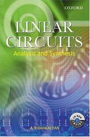 Cover of: Linear circuits: analysis and synthesis