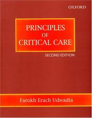 Cover of: Principles of Critical Care