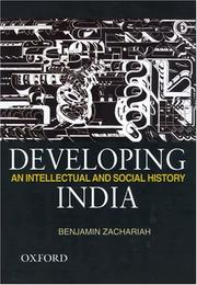 Cover of: Developing India: an intellectual and social history, c. 1930-50